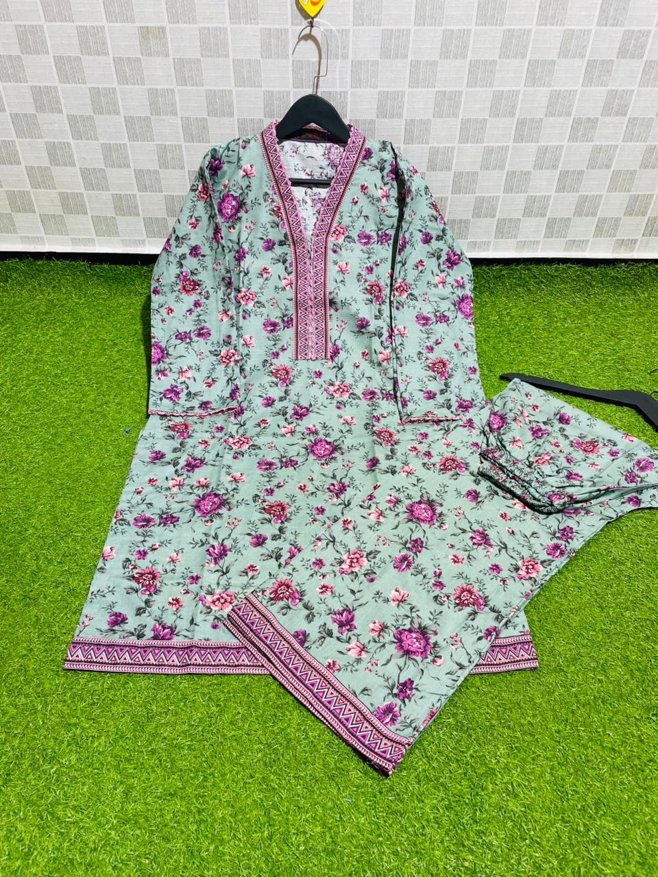 Bin Saeed Khaddar 3-piece With Shawl 05