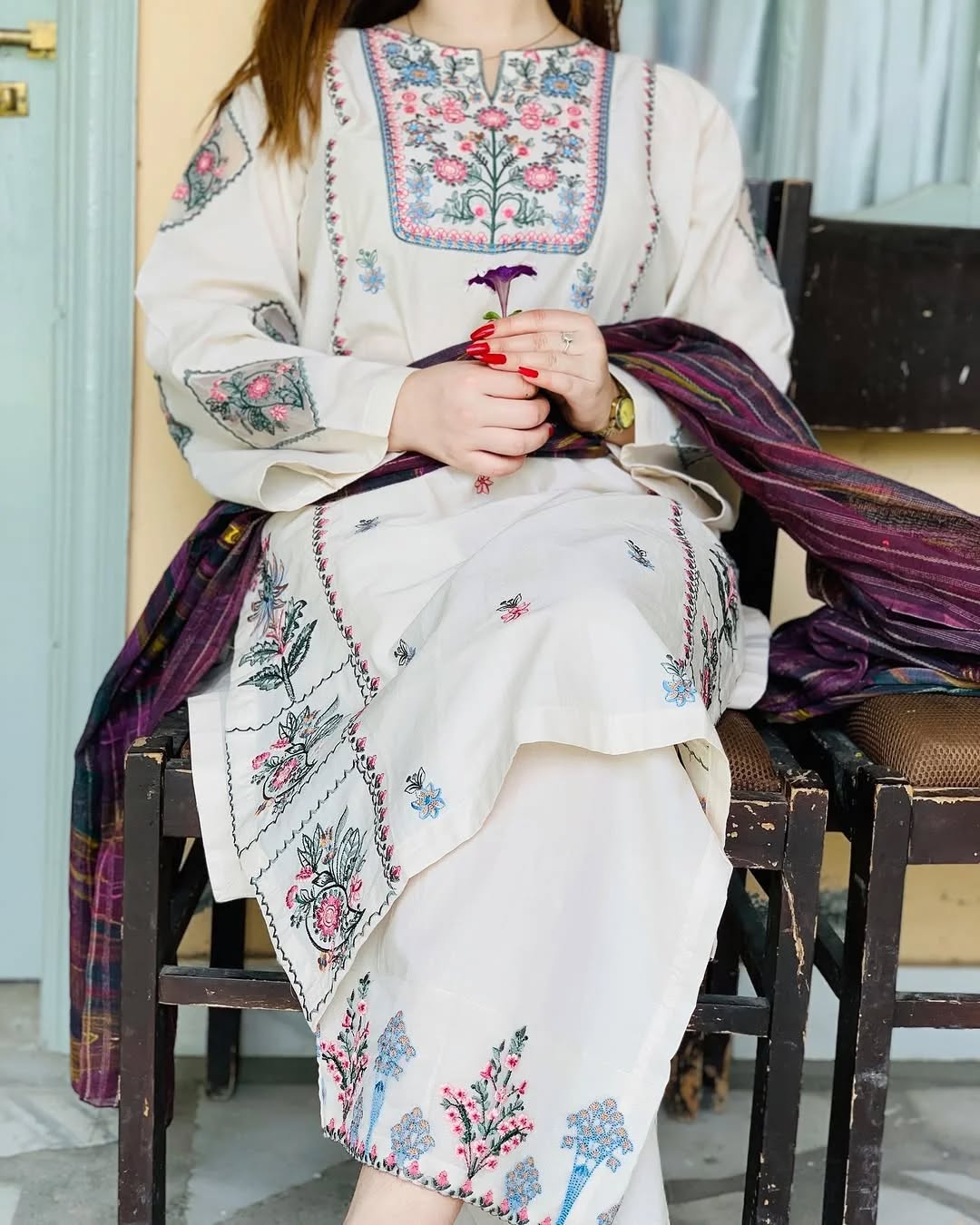 Naz Embroidered - 2 pieces