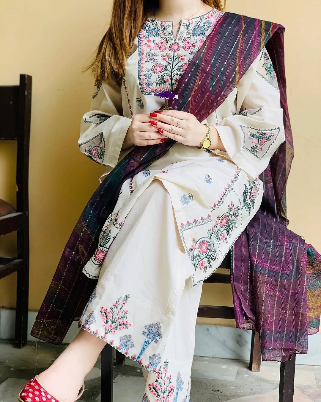 Naz Embroidered - 2 pieces