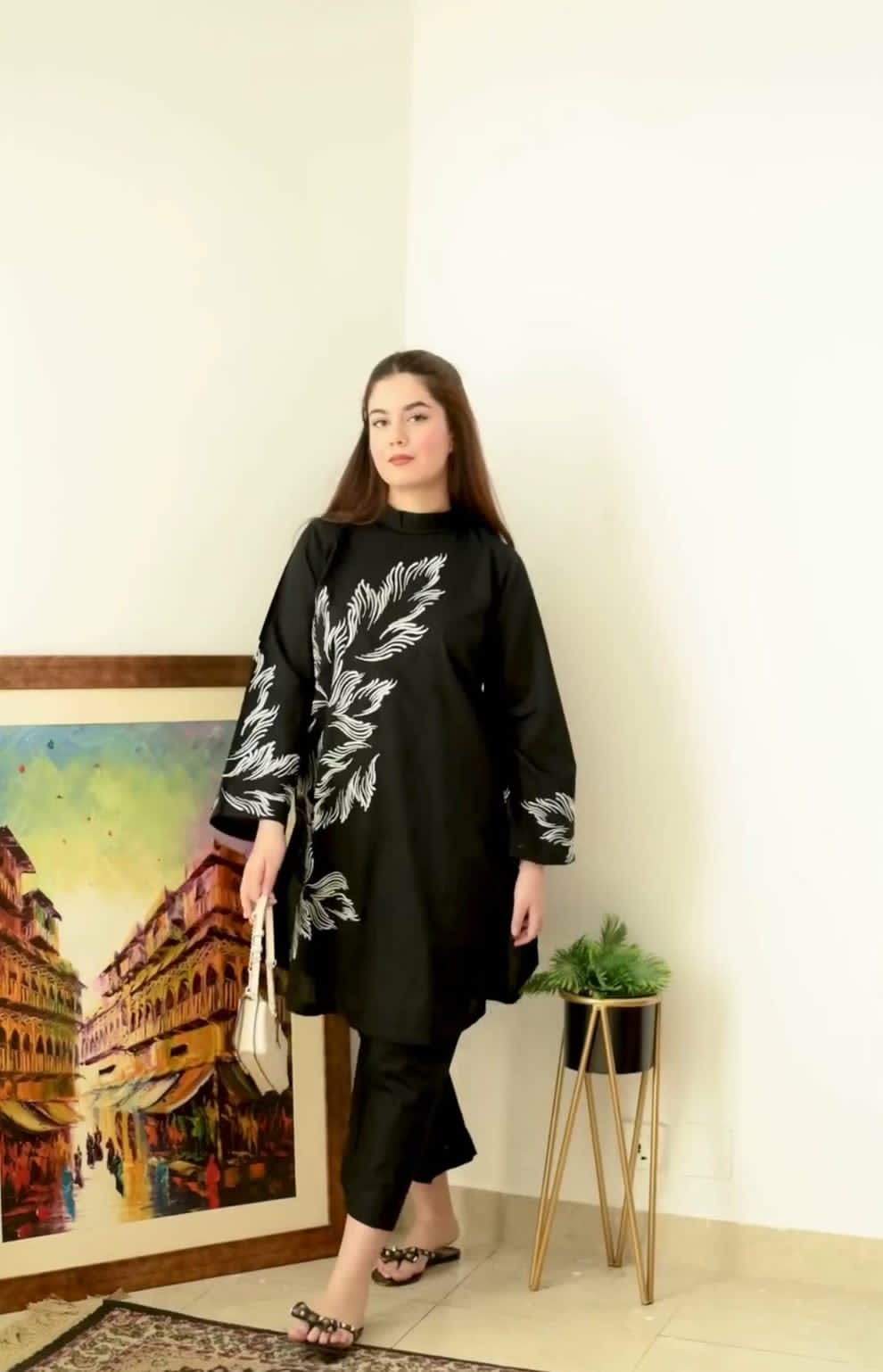 Jazmine Plazzoo Emb 2pc