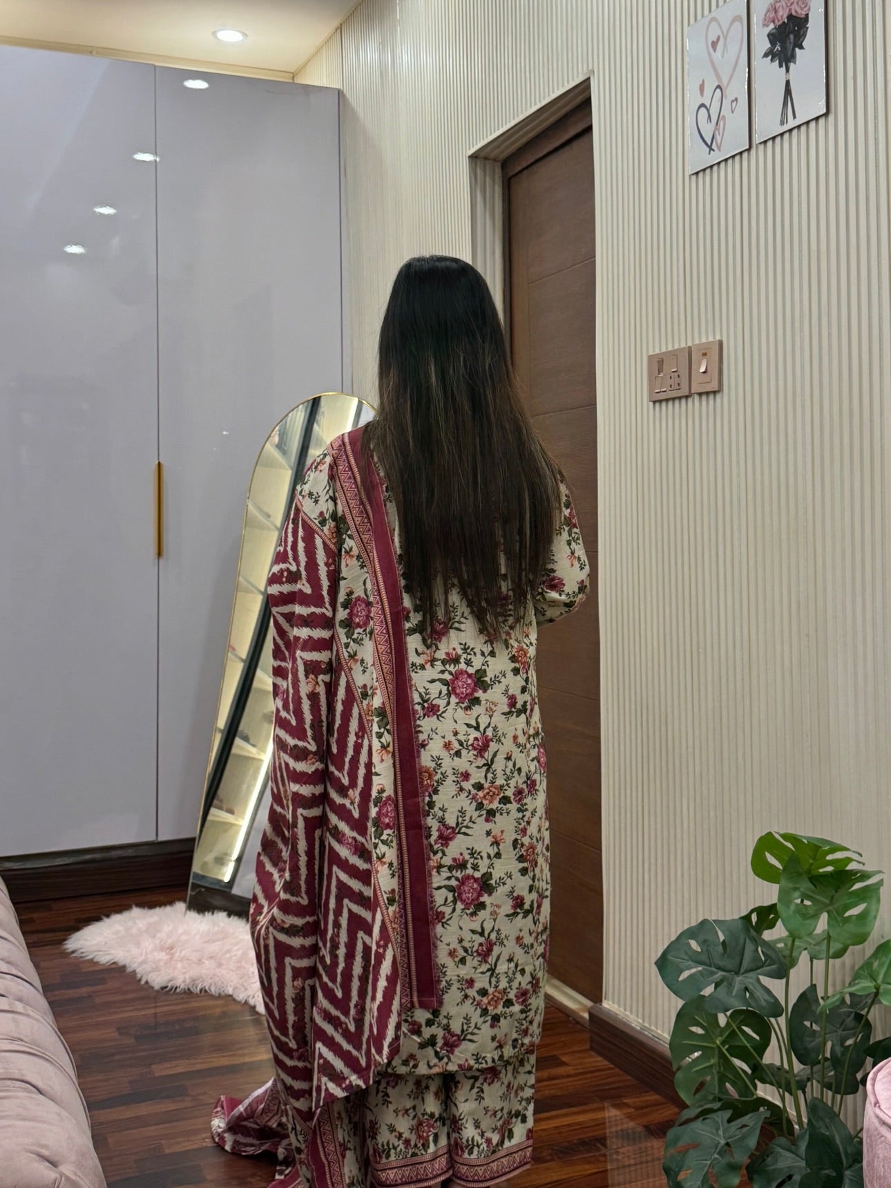 Bin Saeed Khaddar With Shawl 3-piece 03