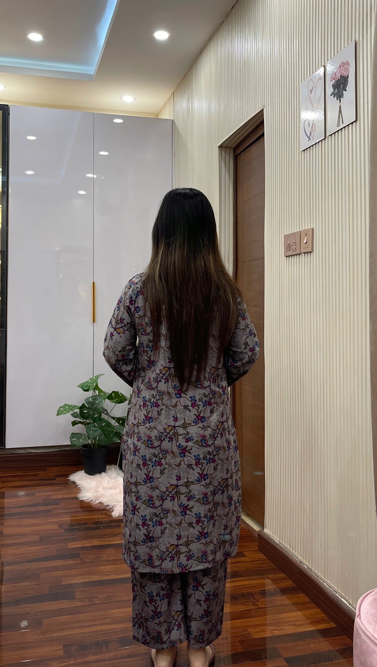 Dhanak Embroidered Neck Line 2PC