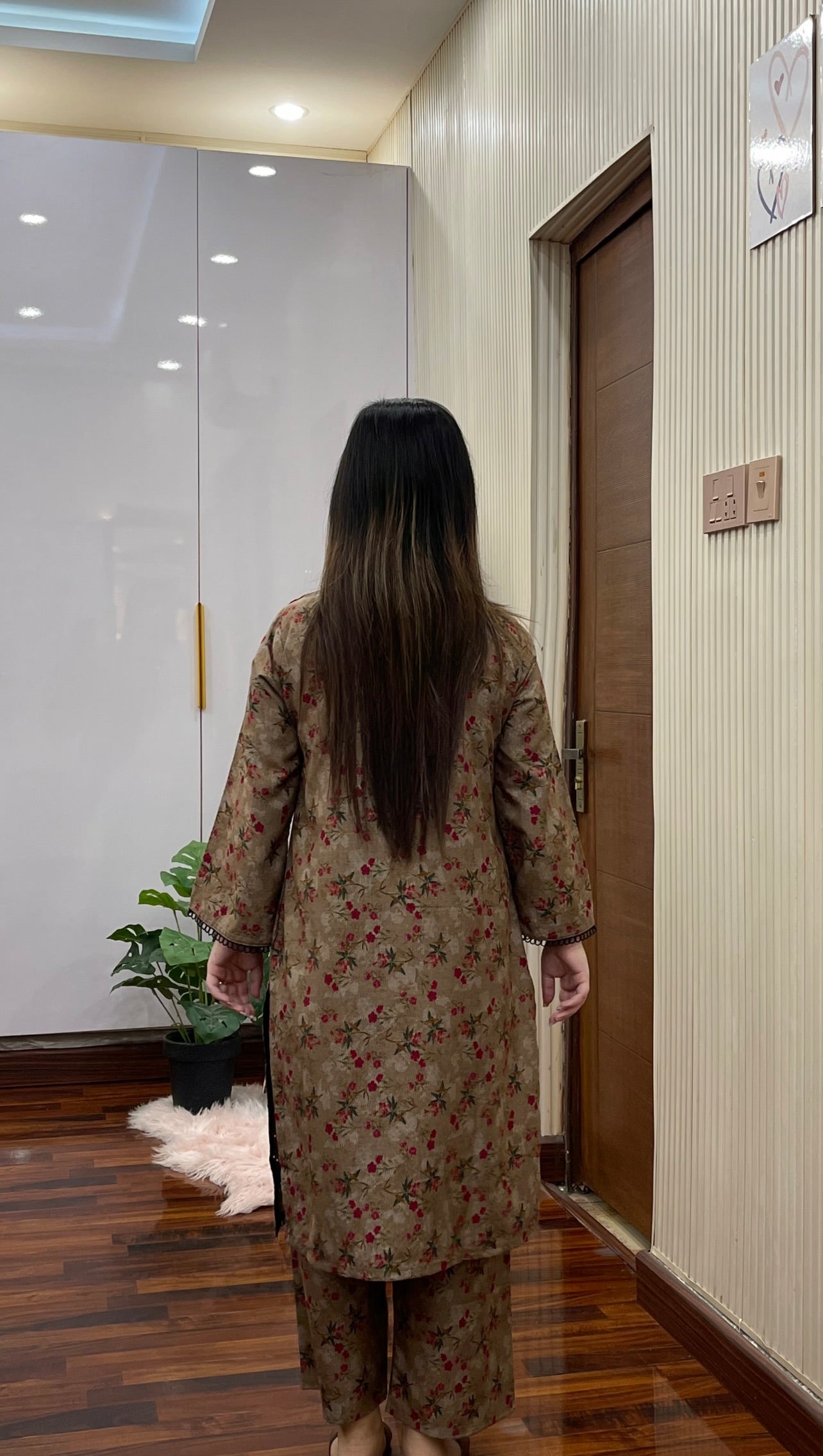 Dhanak Embroidered Neck Line 2PC