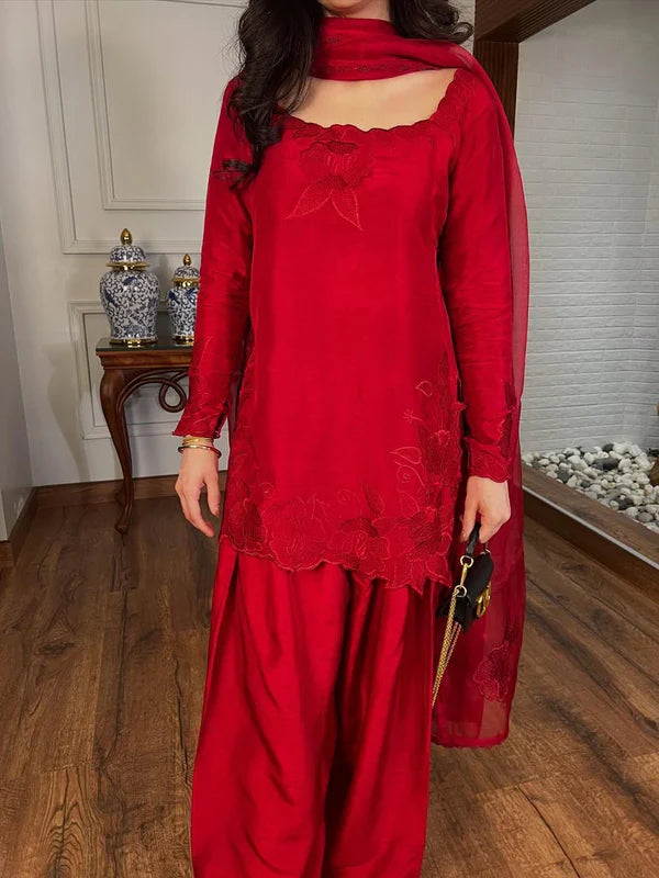 ZOUQ 3PC ( FARSHI SHALWAR )