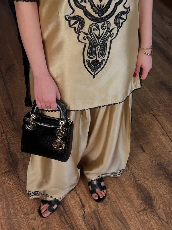 ZOUQ 3PC ( FARSHI SHALWAR )