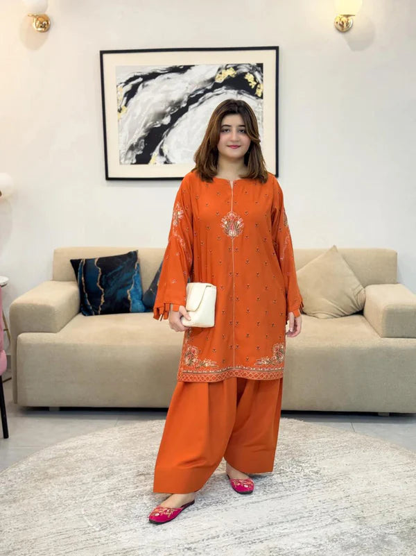 ZOBIA 2PC ( FARSHI SHALWAR )