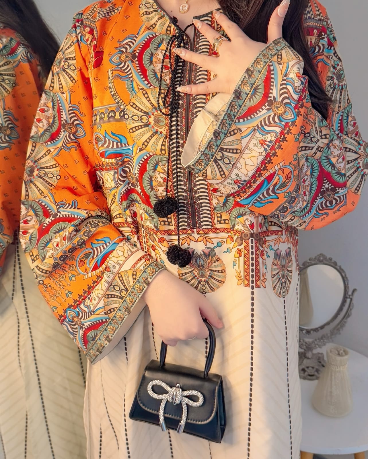 HIRA – Digital Print Stitched 2-Piece