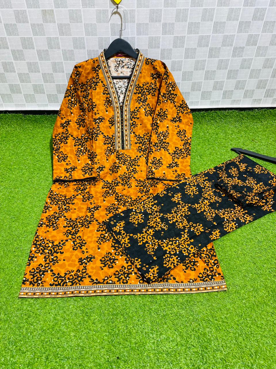 Bin Saeed Khaddar With Shawl 3-piece 06