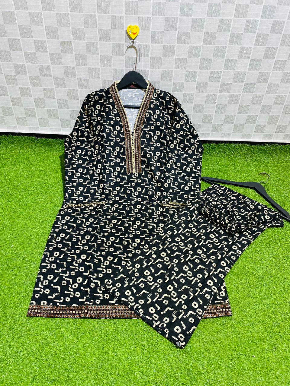 Bin Saeed Khaddar With Shawl 3-piece 06